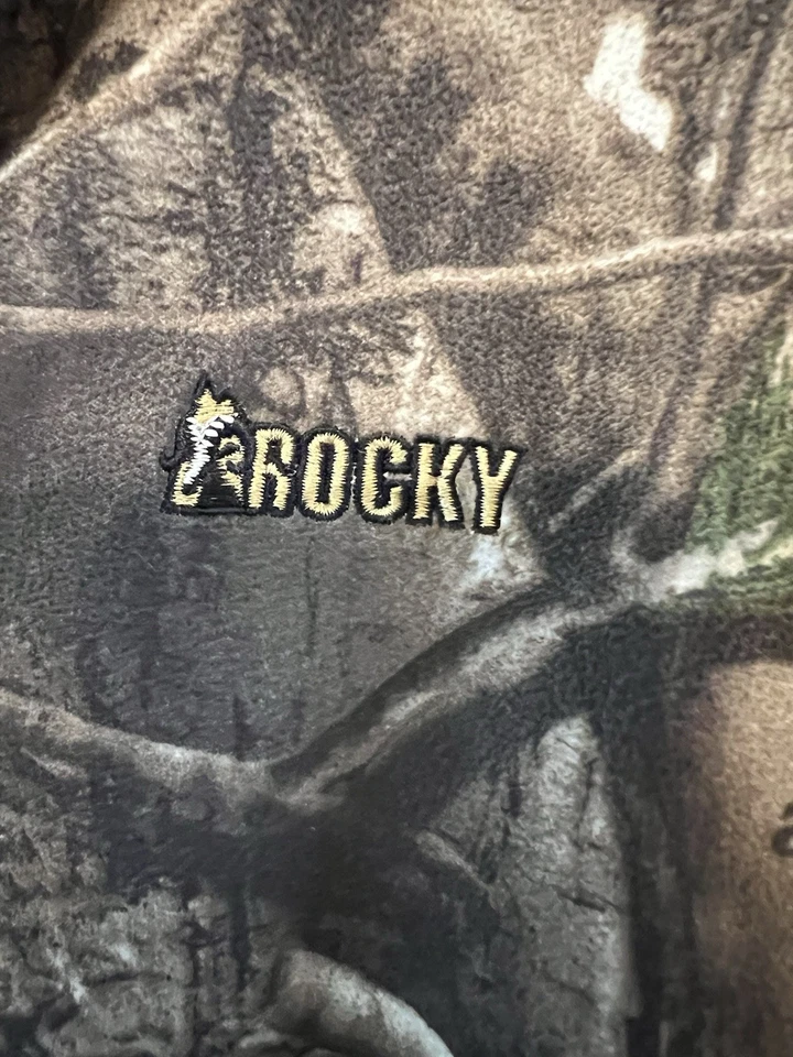 Rocky Scent IQ Atomic Pullover 1/4 Zip Realtree Camo Camouflage Shirt Mens Large - Image 3 of 4