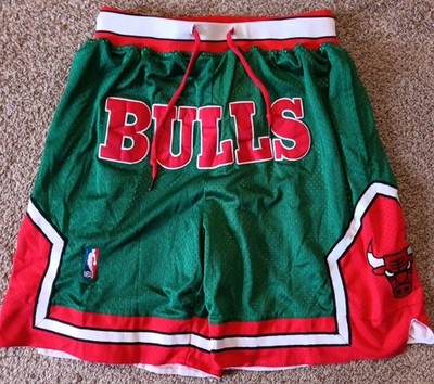 Chicago Bulls Shorts Mens Medium Just Don Green Mesh NBA
