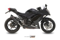 Auspuff Endtopf Mivv Sound Kawasaki Ninja 300 2013 - 2016