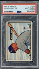 1951 Bowman - Mickey Mantle #253 (RC) Psa A Super Sharp Centered Bright Colors