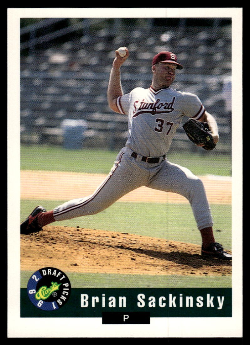 1992 Classic Draft Picks #28 Brian Sackinsky