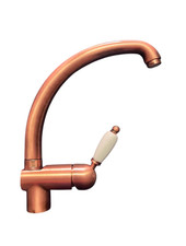 Miscelatore Lavello Cucina Serie Retrò RAME leva ceramica – OIOLI RUBINETTERIE