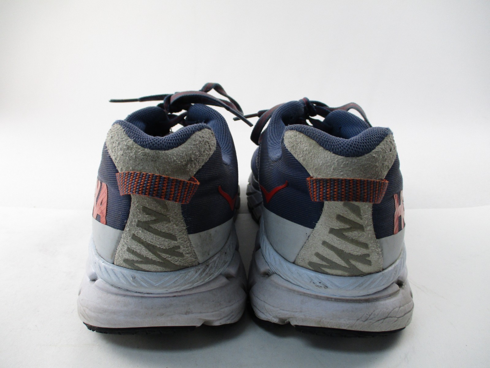 Hoka One One Clifton 8 Running Shoes Womens 11 EE Sneakers Blue Lace Up thumbnail 5