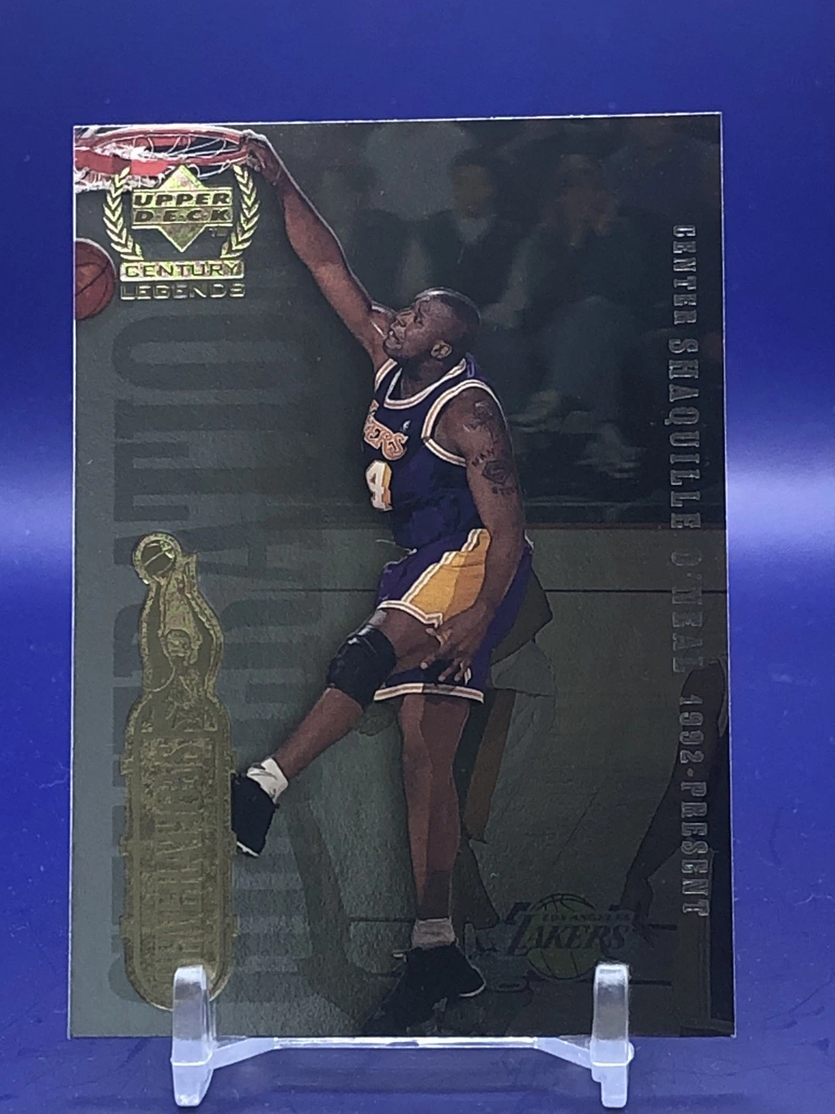 1998-99 Upper Deck Century Legends Generations Shaquille O'Neal Wilt Chamberlain