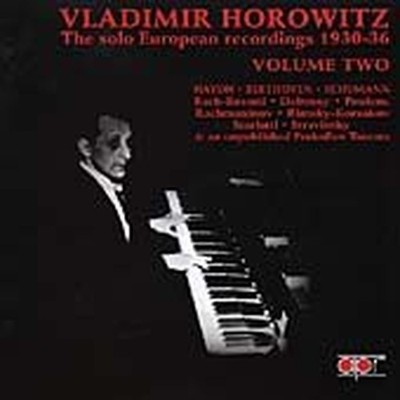 Horowitz - European Solo Recordings (1930-1936), Vol.2 -  CD VHVG The Cheap Fast