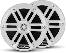Rockford Fosgate M0-65 6.5" Coax Speakers, White, RGB