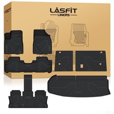 Lasfit Tpe Floor Mats Cargo Mat Seatback Mat For 2014-2019 Toyota Highlander Lasfit Tpe Floor Mats Cargo Mat Seatback Mat For 2014-2019 Toyota Highlander