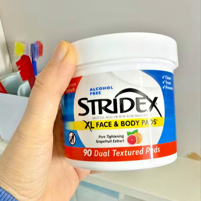 Stridex, XL Face & Body Pads , alkoholfrei, 90 Pads, BESTE QUALITÄT