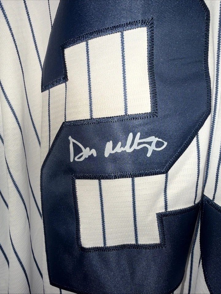 Camiseta majestuosa grande firmada por Don Mattingly de los Yankees de Nueva York nueva con etiquetas Foto 3 de 4