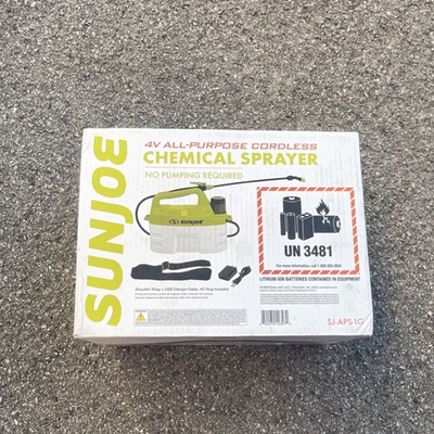 #ad Sun Joe SJ APS 1G 4V Cordless Handheld Chemical Sprayer w Strap amp; USB $54.97