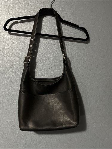 Vintage Coach 9058 Black Legacy Hobo Leather Shoulder Hand Bag