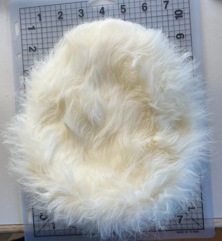 De colección Ranleigh Blanco Marfil Piel o Imitación Piel Forro Rojo Damas Sombrero Pieza para Cabeza Foto 4 de 4