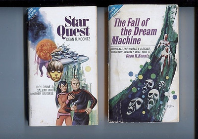 VINTAGE SCI FI ACE-DOUBLES(2) DEAN KOONTZ STAR QUEST+ 1968