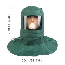Safety Sandblast Helmet Sand Blast Hood Protector Mask Sandblasting Hood Face P