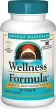 Source Naturals Wellness Formula Bio-Aligned Vitamins and Herbal Defense - and -