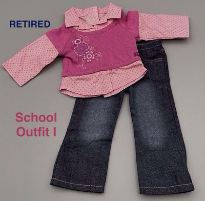 AMERICAN GIRL Doll Complete School Days Outfit I-Released 2008/Retired 2010