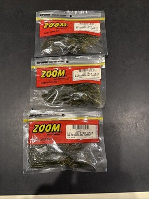 Zoom Salty Lil' Critter Craw  Lot Of 3 Packs Watermelon Candy 3 1/4'' 12pkg