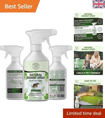 250ml Pfefferminzspray für Mäuse - ungiftige Nagerlösung für drinnen & draußen