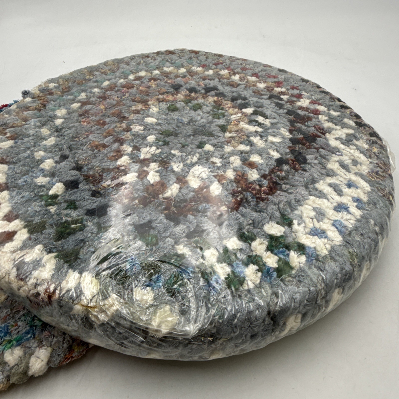 Capel Early American Accessory Pads Old Homestead 14" Braided Chair Seat Pad NEW