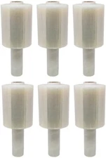 Mini Stretch Wrap with Grip Handle 5" x 1000' FT Roll Plastic Pallet Shrink Film