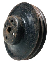 General Motors Chevy Olds Water Pump Pulley 2-Groove 350 V8 7 1/2" dia OEM Part