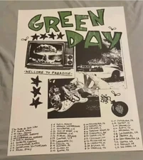New Rare Green Day 2024 Official The Saviors Tour Poster