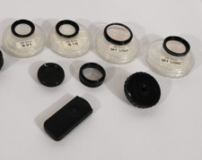 LOT ANCIENS FILTRES LENTILLES POUR ANCIEN APPAREIL PHOTO PENTAX – ANTIQUE CAMERA