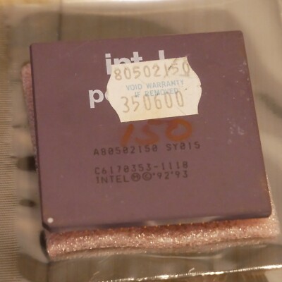 Intel A80502150 P1 150Mhz Processor Socket 7 Pentium CPU Tested & Working 04