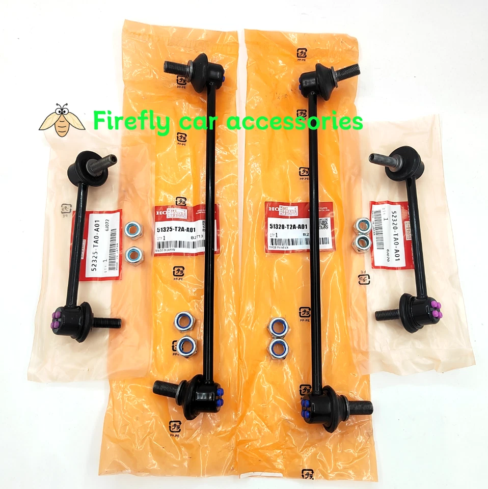 Juego de 4 eslabones estabilizadores de barra estabilizadora delantera y trasera OEM para Honda Accord 2013-17 Foto 4 de 4