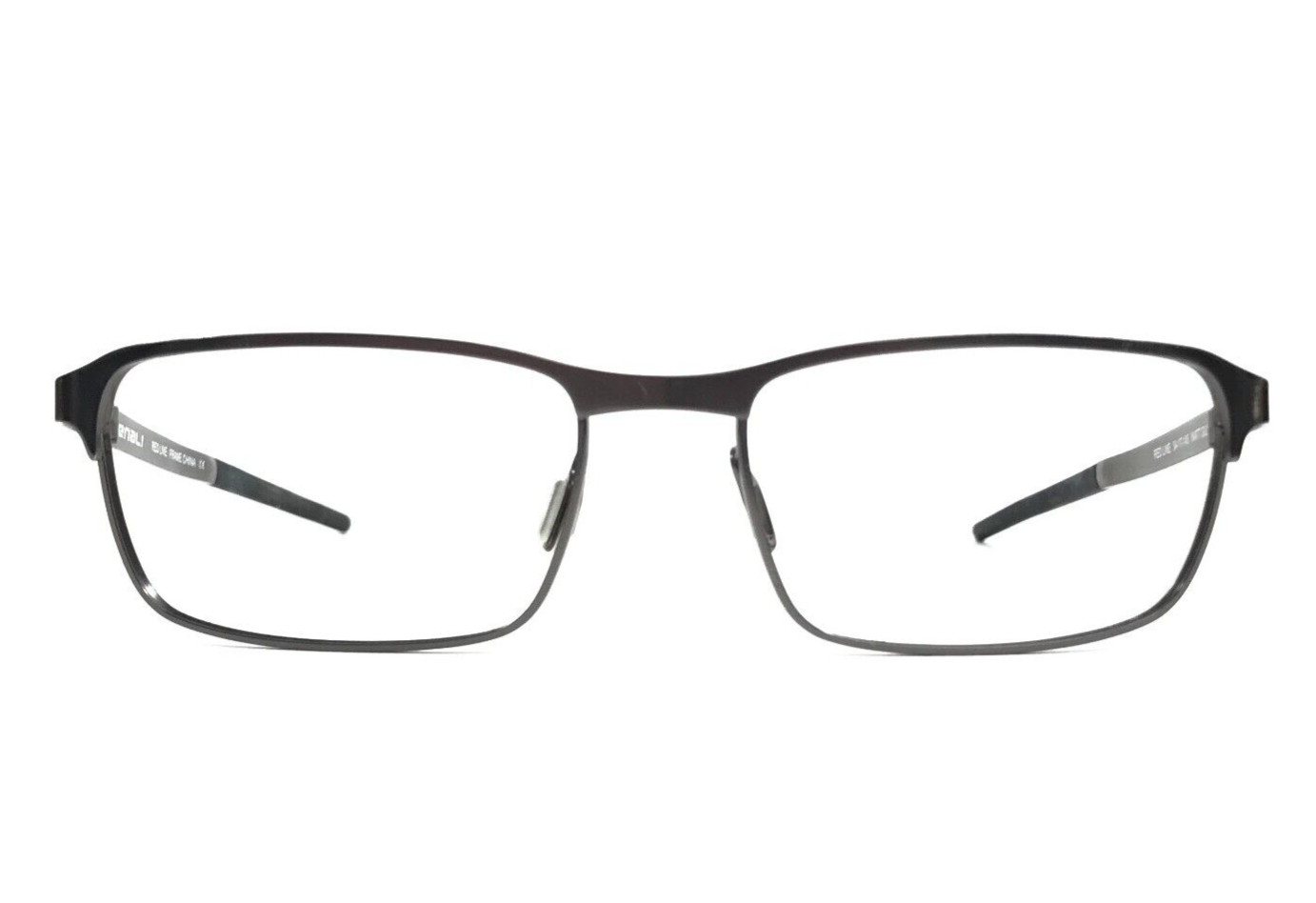 Оправа для очков Denali RED LINE MATT GUN Матовая металлическая прямоугольная 54-17-145