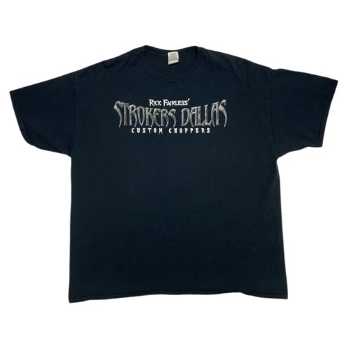 Rick Fairless Strokers Dallas Custom Choppers Men's T Shirt 2XL ...