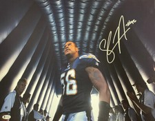 Shawne Merriman signed San Diego Chargers 16x20 Photo #56- Beckett/BAS Witnessed