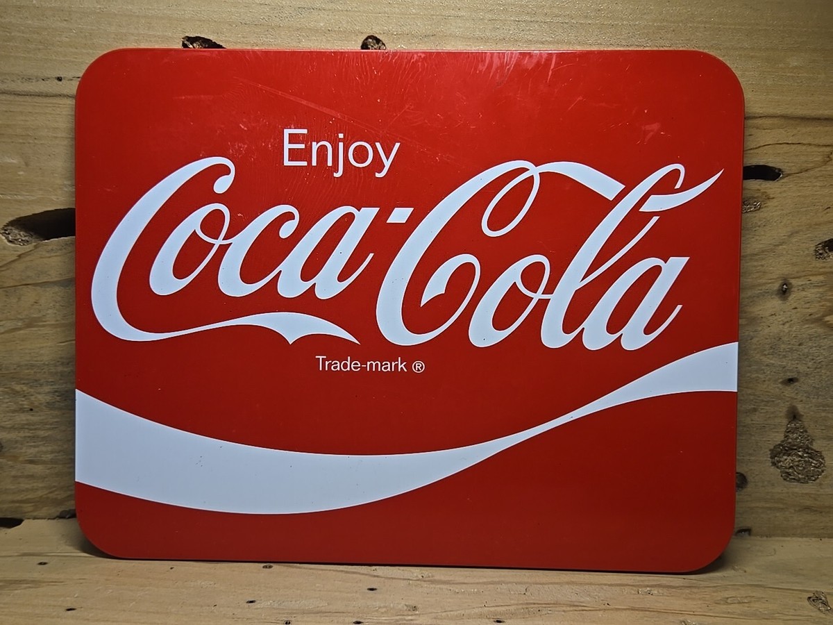 Coca Cola Original Vintage Cardboard Sign Coke Red 8.25