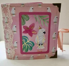 Junk Journal Handmade   With pockets belly bands tucks journal cards tags