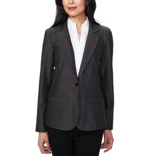 NYDJ Women's Single-Button Blazer, Dark 