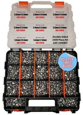 2500 Piece Self Piercing Rivet Kit - Auto Body Collision Repair - Aluminum SPR 