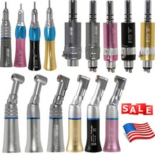 Dental slow speed straight /contra angle/ air motor handpiece 2/4 holes USA