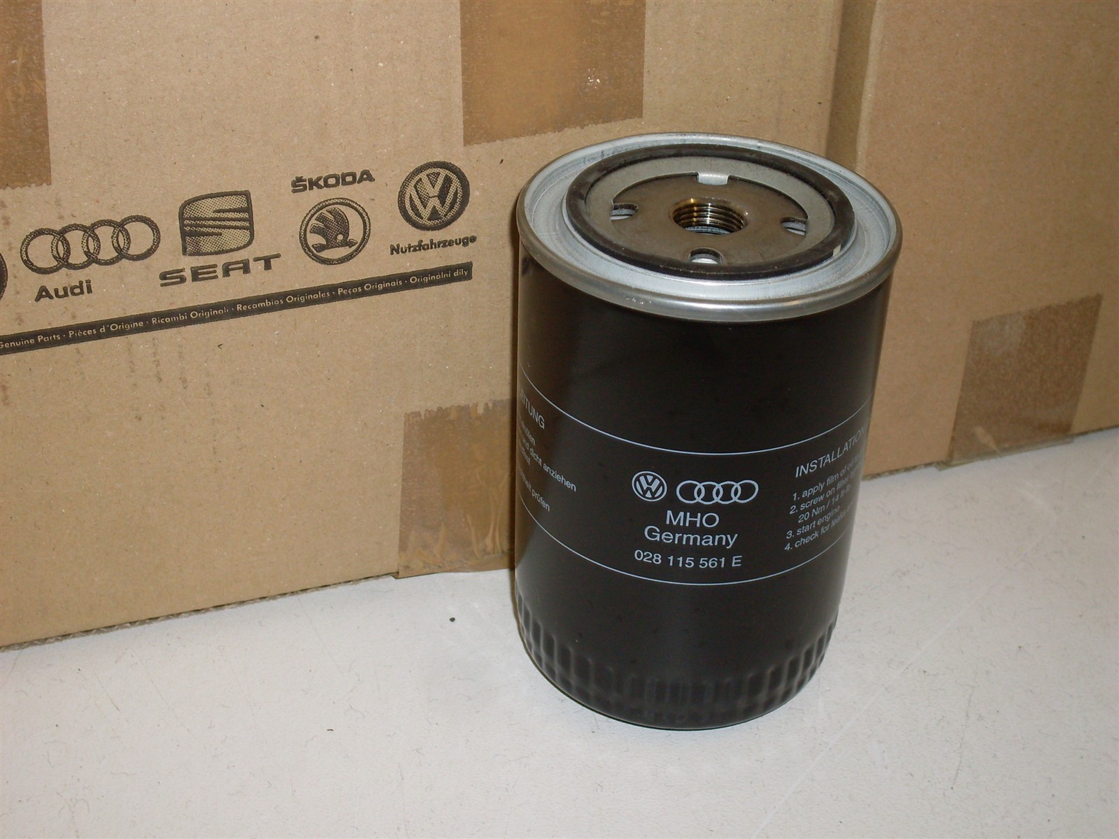 Genuine oil filter Audi A4 A6 Pasast B5 1.9 TDi 90 / 110 028115561E Genuine part eBay