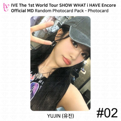 IVE ワルツ SHOW WHAT I AM ソウルコン キャップ IVE The 1st World Tour SHOW WHAT i HAVE Encore MD Random Photocard