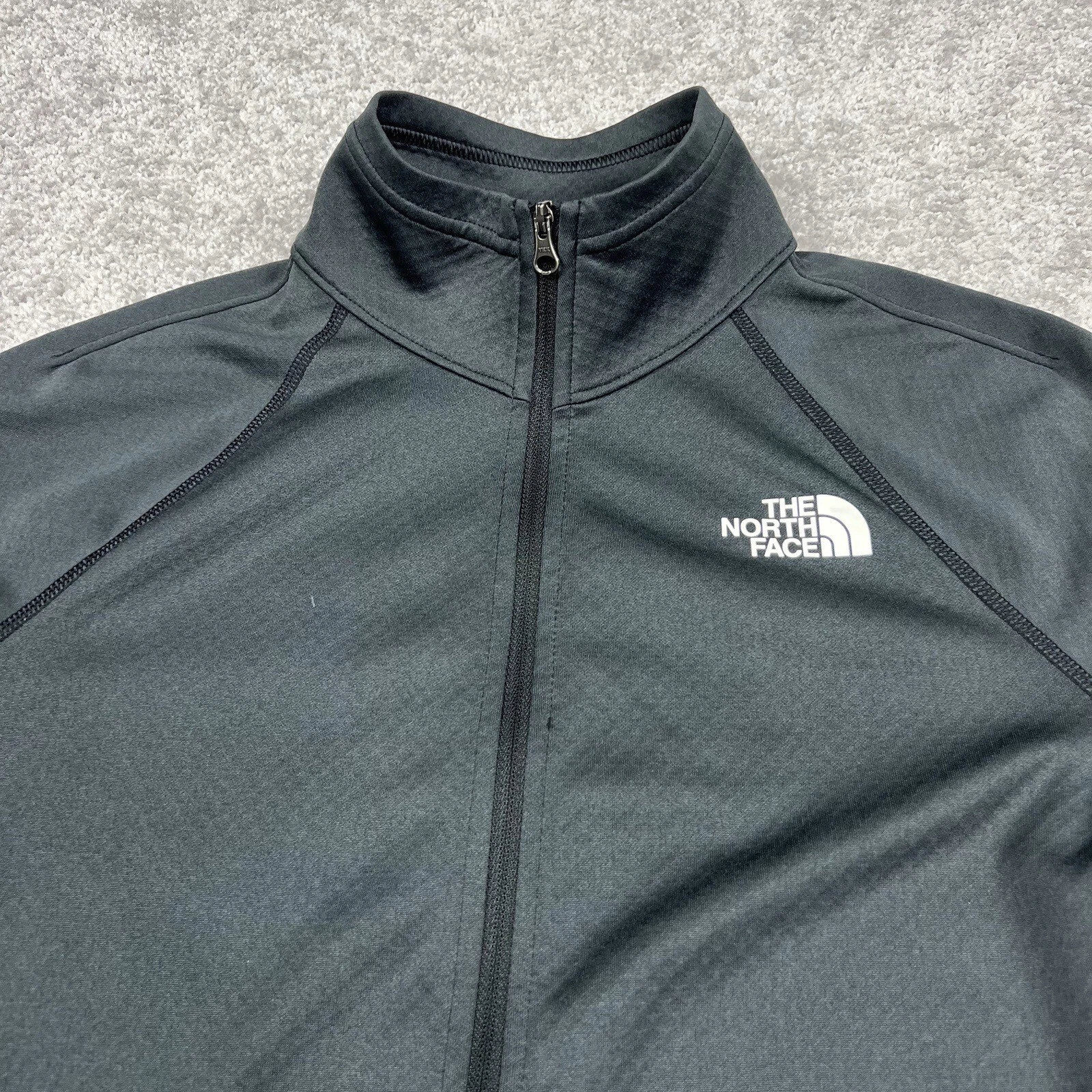 north-face lightweight full zip outdoors hiking euc jacket