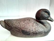 Vintage J.C. Higgins Life-Like Duck Decoy Sears Roebuck Glass Eyes Cabin Decor