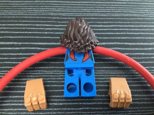Lego Ms. Marvel (sh375) Minifigures Super Heroes 76076 - Picture 2 of 2