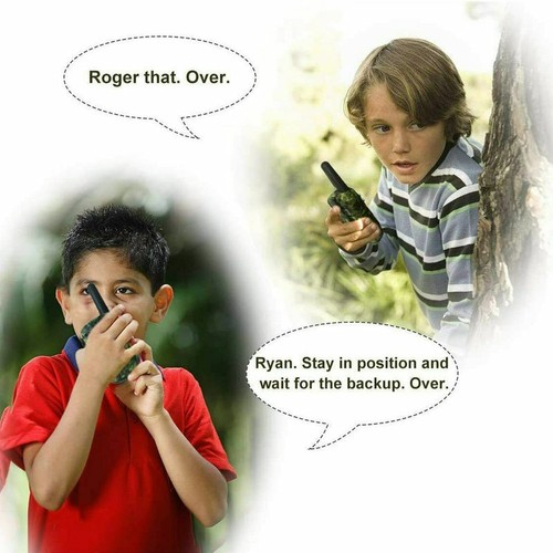 2PCS Long Range 3-5KM Walkie Talkie 2 Way Camouflage Interphone Radio Child Toys - Zdjęcie 12 z 16
