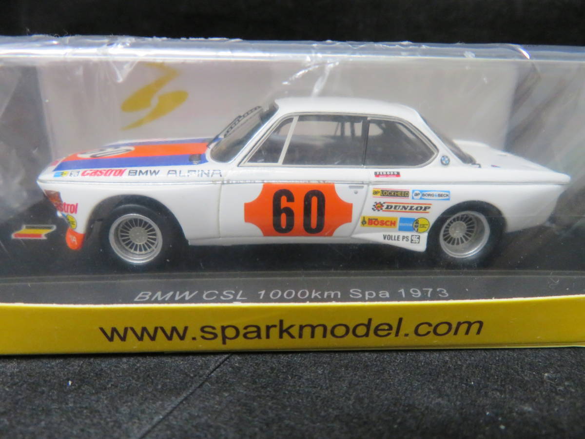 Spark スパーク 1/43 BMW CSL チャンピオン プロダクション 1976