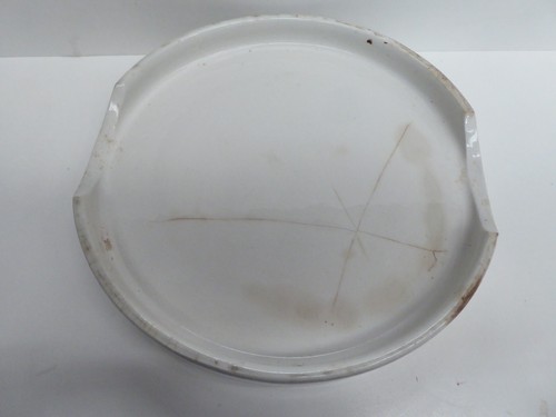 ANTIQUE POTTERY DELICATESSAN BUTTER LARD DISPLAY PLATE PARNALL SONS BRISTOL - Picture 7 of 7