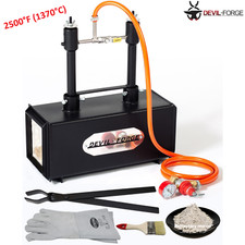 DEVIL-FORGE DFPROF2 Gas Propane Forge Farrier Burner Furnace +Tongs USA (NEW)