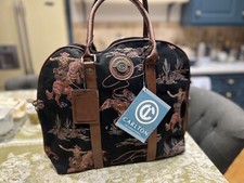 CARLTON INTERNATIONAL RARE RODEO COWBOY TAPESTRY WEEKEND BAG LUGGAGE