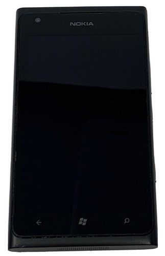 Smartphone Nokia Lumia 900 (RM-808) 16 Go Rogers uniquement noir - bon état - Photo 1 sur 6