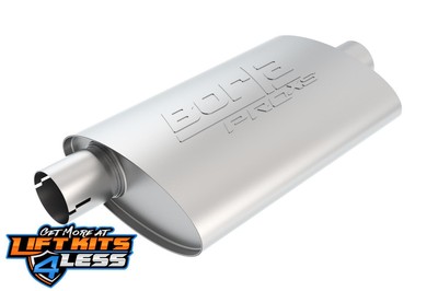 Borla Universal Center/Offset Oval 3in Tubing 14in x 4in x 9.5in PRO-XS Muffler