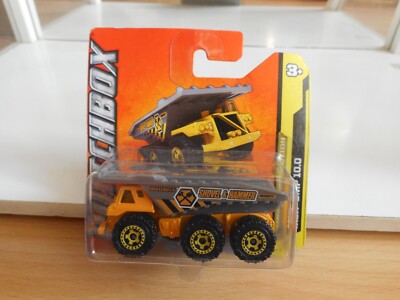 Matchbox Construction Dumper 10.0 in Orange/Grey on Blister